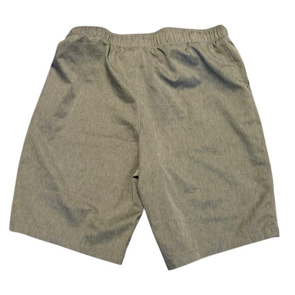 Hurley Boys Beige Elastic Waist Pull On Shorts EUC Medium 10/12 - Picture 2 of 2
